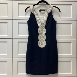 Lilly Pulitzer Navy Valli Shift Dress